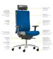 TEC 24/7 adjust офисные кресла DAUPHIN в Константе 3